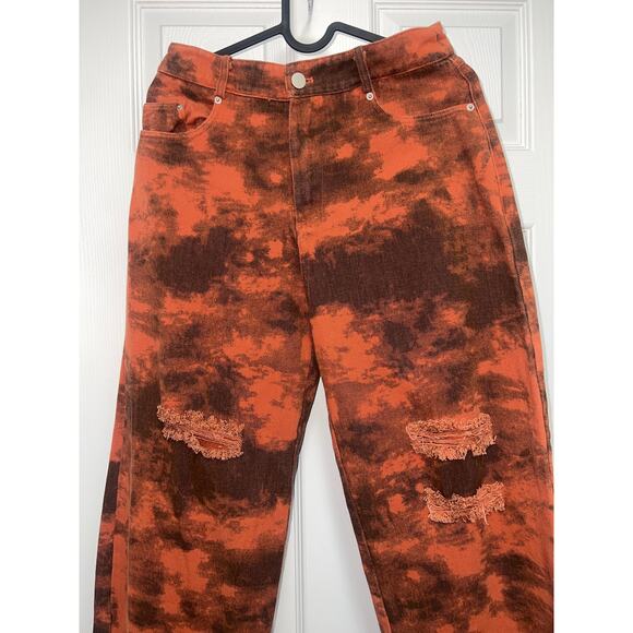 Tiger Mist Arabella High-Waisted Rust Jeans, Size XS - NWOT, Never Worn - Picture 4 of 15